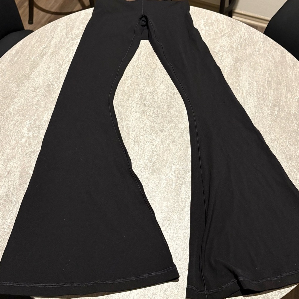 Aerie Black Extra Flare Leggings